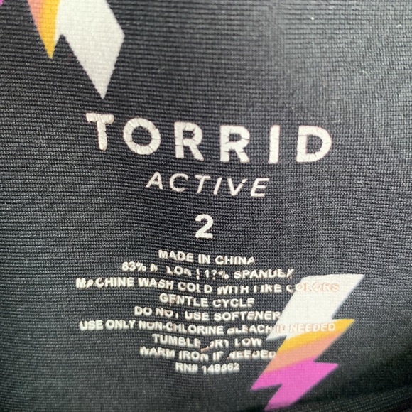 Torrid Performance Core Full Length Active Legging Side Pockets W-464 Plus Sz 2X - Picture 7 of 10